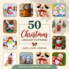 Christmas Crochet Pattern Bundle – Set 2 (50 Patterns)