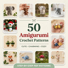 Keychain Crochet Pattern Bundle – Set 2 (50 Patterns)
