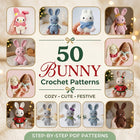 Bunny Crochet Pattern Bundle – Set 4 (50 Patterns)