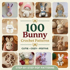 Bunny Christmas Crochet Pattern Bundle – Set 2 (100 Patterns)