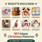 Christmas Crochet Pattern Bundle – Set 2 (50 Patterns)