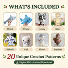 Animal Crochet Pattern Mini Bundle (20 Patterns)